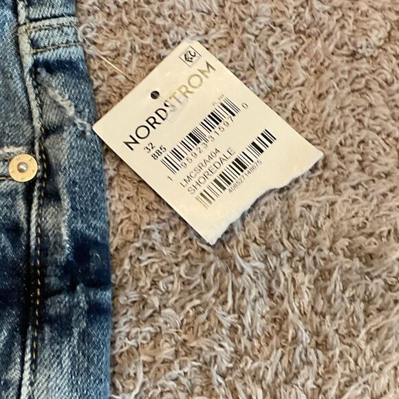 Frame L’Homme Cut Off Denim Blue Jean Shorts in Shoredale Men’s Size 32 - Picture 6 of 8